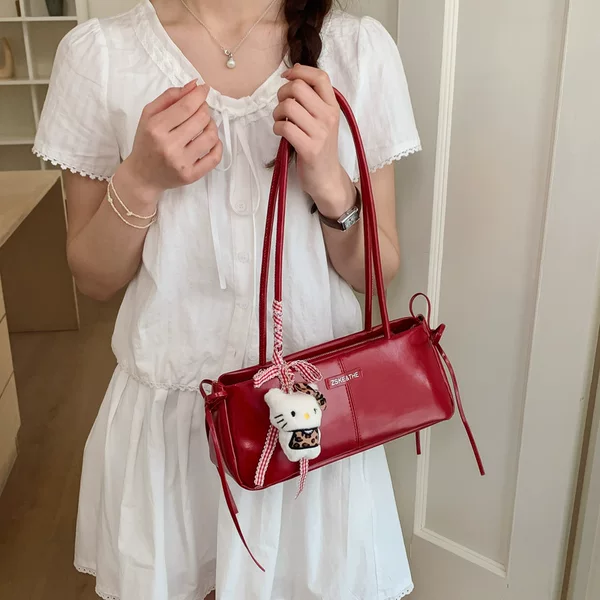 Large-Capacity Versatile Shoulder Bag for Women, 2026 New Model, High-End Simple Retro Underarm Small Square Bag