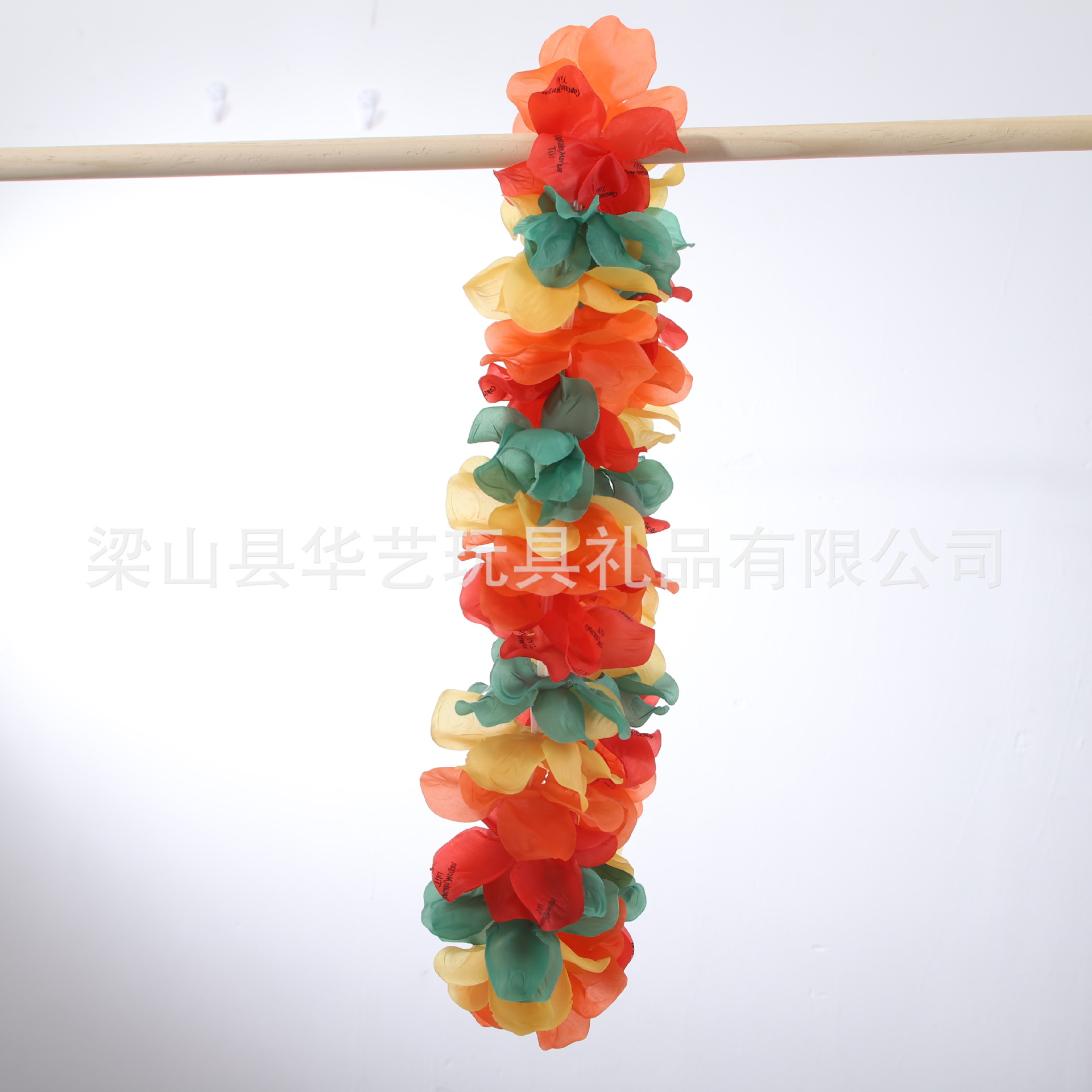 Fábrica de suministro actualizada gruesa guirnaldas de collar collar guirnaldas hawaianas gran petal fiestas de guirnaldas