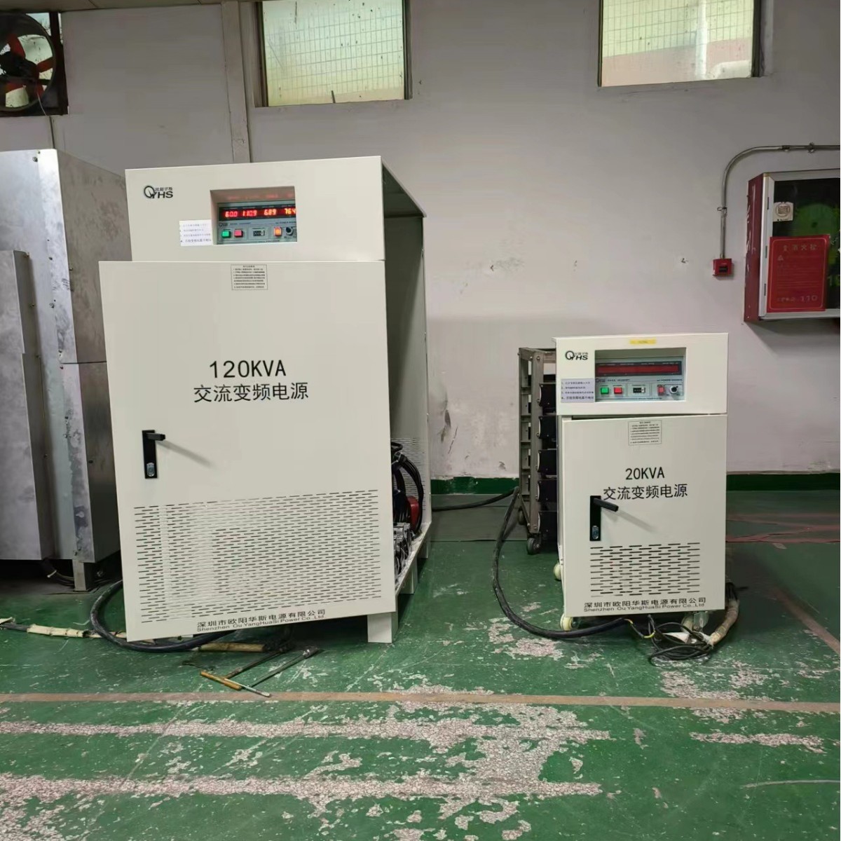 ŷ����˹120KVA��Ƶ��Դ�ϻ����Դ���Ͳ�����110V 60HZ