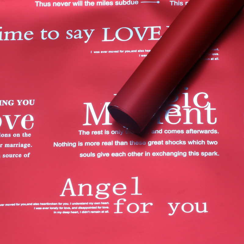 Huaxi Armani Inglés papel de embalaje de flores de aluminio de plata papel de ramo de flores hecha a mano DIY florista floral comercio exterior al por mayor