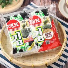 韩国进口海牌箐口海牌海苔番茄味即食零食海苔儿童寿司包饭烤紫菜