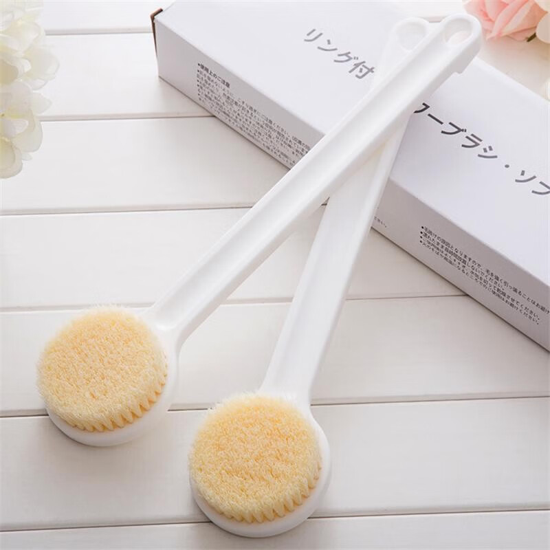 Exfoliating Scrub Brush with Soft Bristles for Scrubbing the Back, Long-Handled Bath Brush for Men and Women, Large Body Brush Exfoliating Scrub Brush with Soft Bristles for Scrubbing the Back, Long-Handled Bath Brush for Men and Women, Large Body Brush