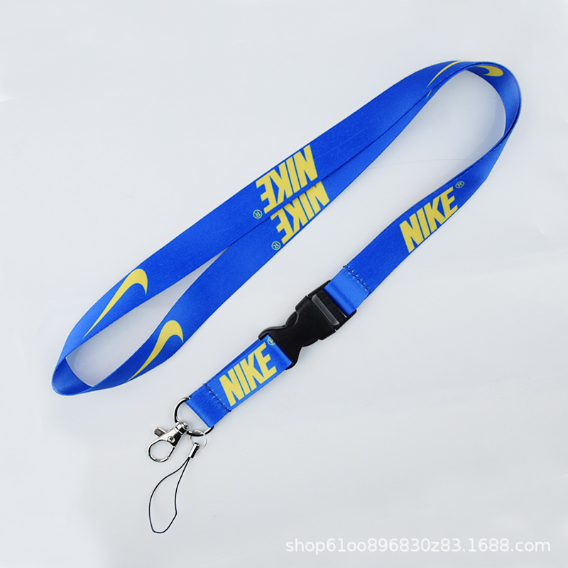 En stock Nike cordón Amazon Venta caliente linterna u disco llavero teléfono móvil cuerda langosta hebilla soporte personalizado