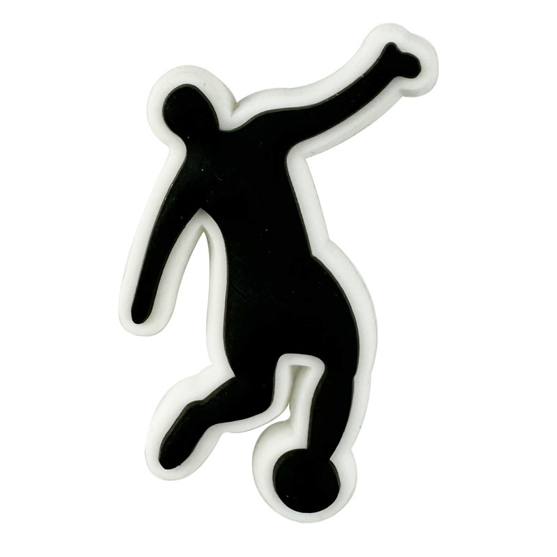 メーカー卸売 サッカーシリーズ ドリルシューズアクセサリー PVC厚手素材 シューズデコレーション DIYシューズバックル装飾品|undefined