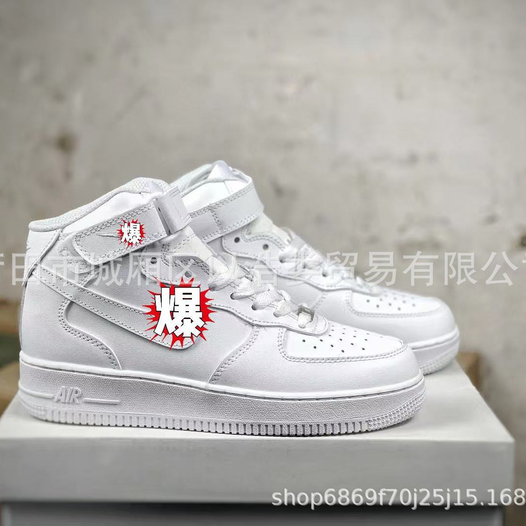 Putian AF1 puramente original zapatos blancos puros de alto nivel de la Fuerza Aérea No. 1 samurai negro para hombres y mujeres zapatos deportivos casuales de skate