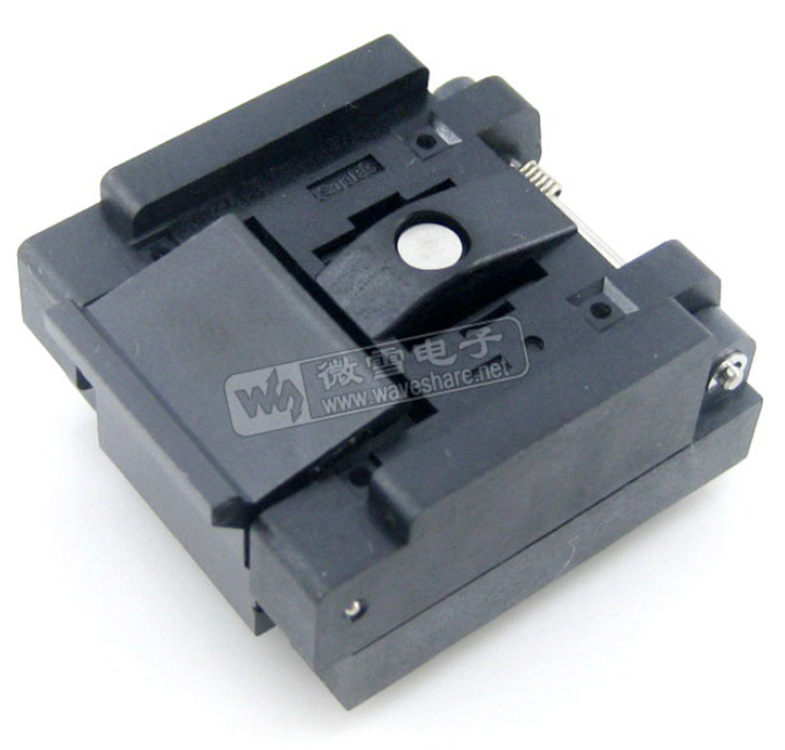 QFN48 MLP48 MLF48 引脚间距0.5mm 编程座 测试座 IC芯片烧写测试