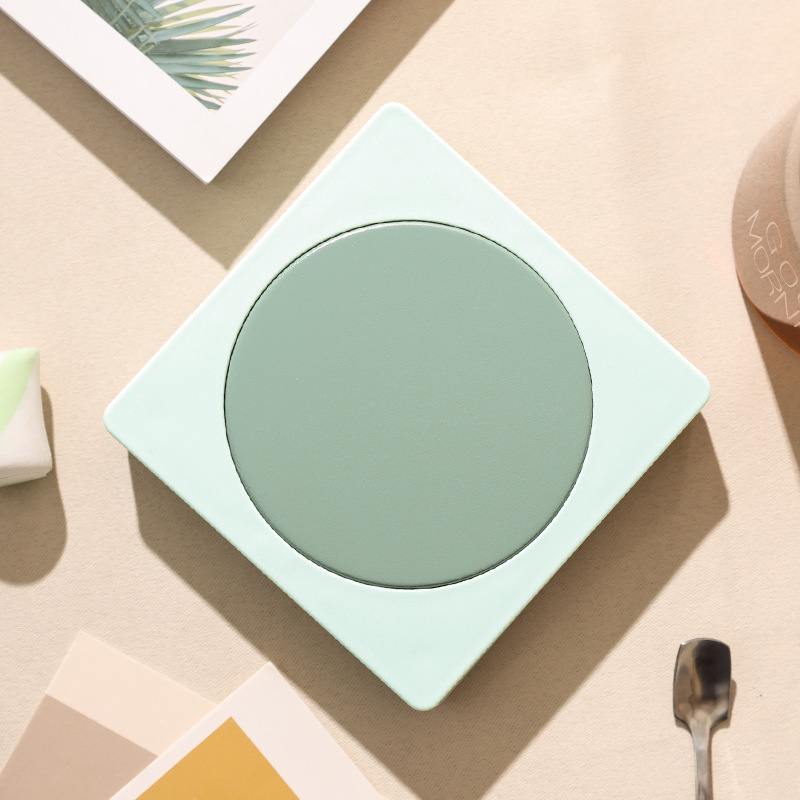 금색 가장자리가 없는 밝은 전나무 녹색 단순 버전 220V 국내 플러그