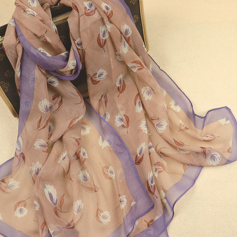 Demi-season long scarf for mother's day