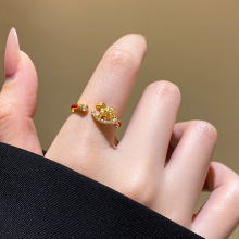 ����ʽ��ɫ�ʯС�R�t�K��ָŮ�ﶬ�p�ݸ߼���ʳָ�h���|�ٴ����