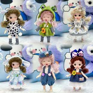 16- 17cm Cross-Border Popular Doll Artificial Girl Princess Multi-Jointed Exquisite 6inch Bjd Kidsren's Toy