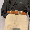 Retro metal belt for leisure, decorations, jeans, simple and elegant design