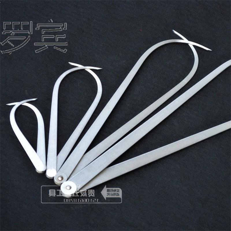 ✅2017内外卡钳卡规内卡钳内径测量工具外径弹簧管壁厚圆卡尺雕塑