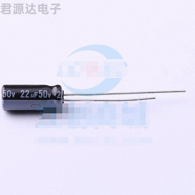 UHE1H220MDD描述22uF 50V电解电容器