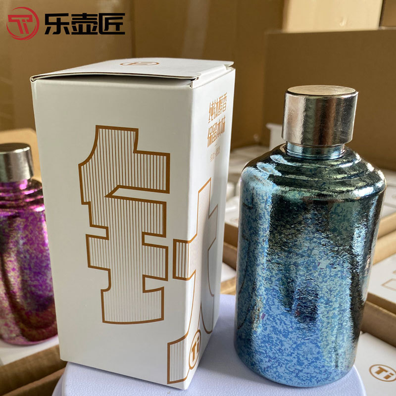 Lehujian 純チタンワインボトル家庭用酒ボトルアウトドアキャンプポータブル大容量純チタンワインボトルワインボトル|undefined