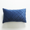 Dutch velvet handmade plaid waist back pillow sofa cushion (including core) a piece of free shipping Xinjiang except