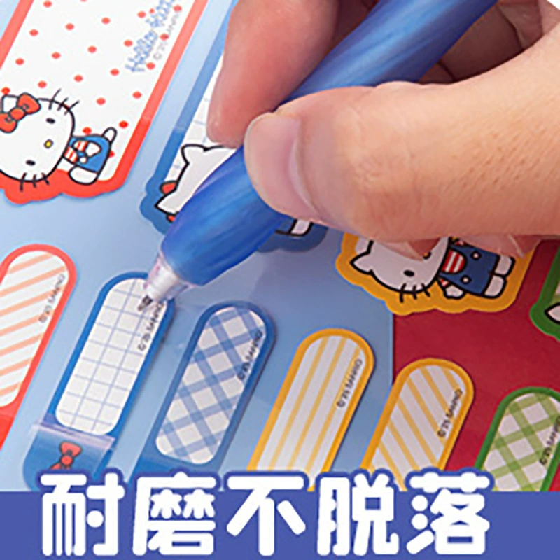 Подарочный набор Sanrio, Hello Kitty, наклейка с названием мультфильма, канцелярские товары
