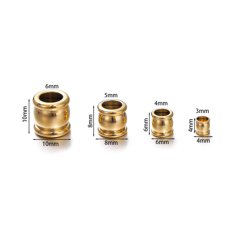 3g Weight Beads Jewelry Making Type DIY Jewelry Accessories Classification 10 PCS/Package Quantity 304 Stainless Steel Material Solid Color Pattern Plating Design Simple Style, Classic Style Style 10 PCS/Package 304 Stainless Steel Solid Color DIY Jewelry Accessories Beads 无
