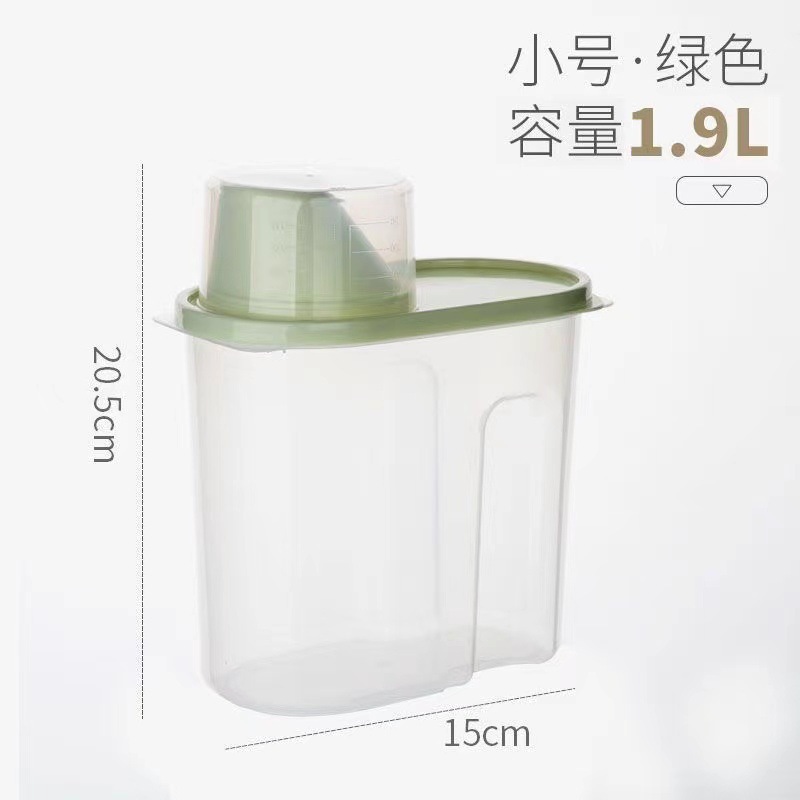 Caja de almacenamiento de tanques de almacenamiento de granos integrales Caja de almacenamiento de alimentos Tanque sellado de productos secos Cubo de arroz