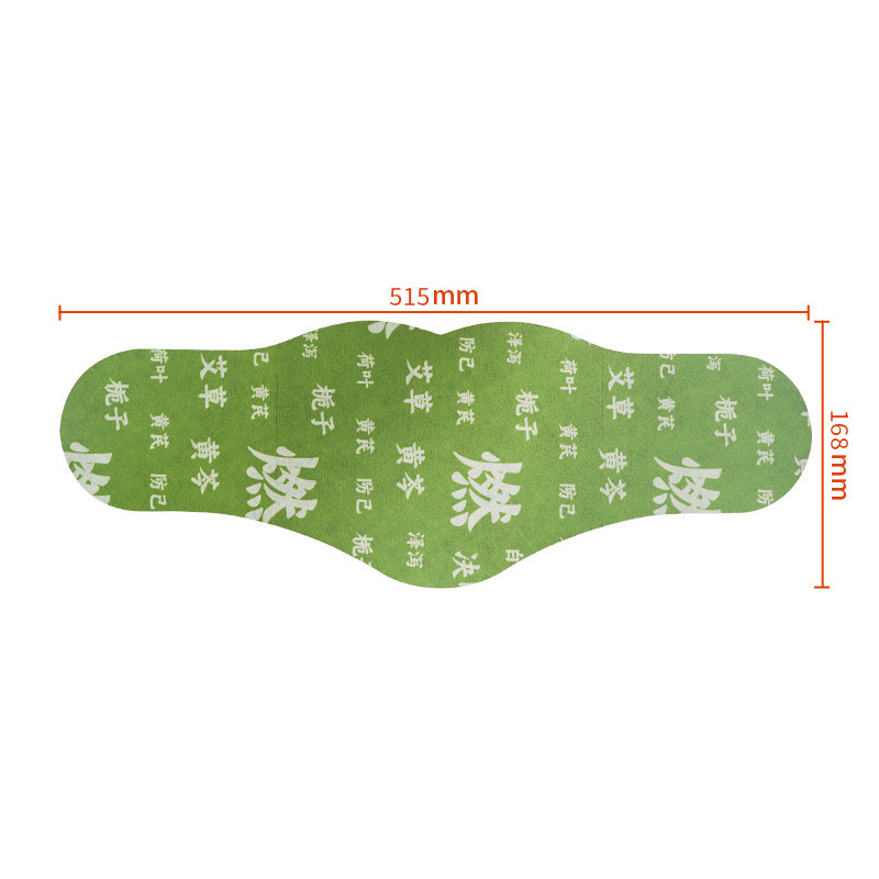 Горящий патч на животе — большой обнаженный патч