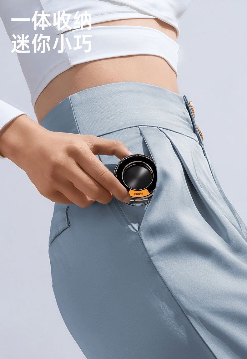 Zinc alloy car dashboard suction cup mount, foldable and rotatable, with strong magnetic vacuum attachment for mobile phones