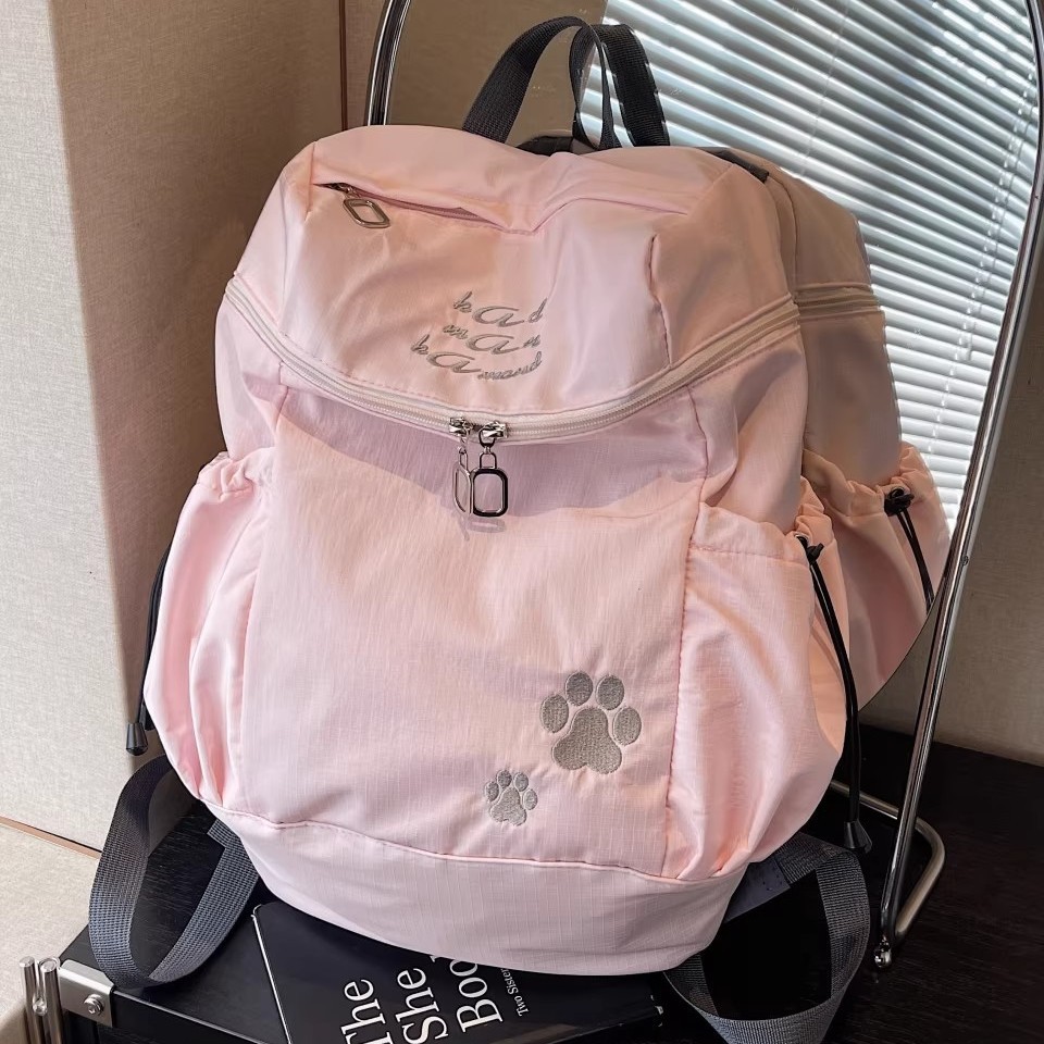 Backpacks for Men and Women, Sports and Leisure Bags, Travel Bags, Cross-Border Popular Models, Large Capacity, Lightweight Nylon Couple Style Backpacks