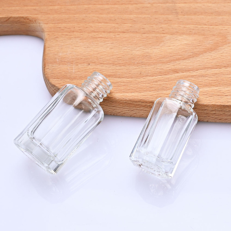 現物3ml 6ml 9ml 12mlボールボトル八角形ビーズボトル精油ボトル香水分注ボトル透明ガラス瓶|undefined