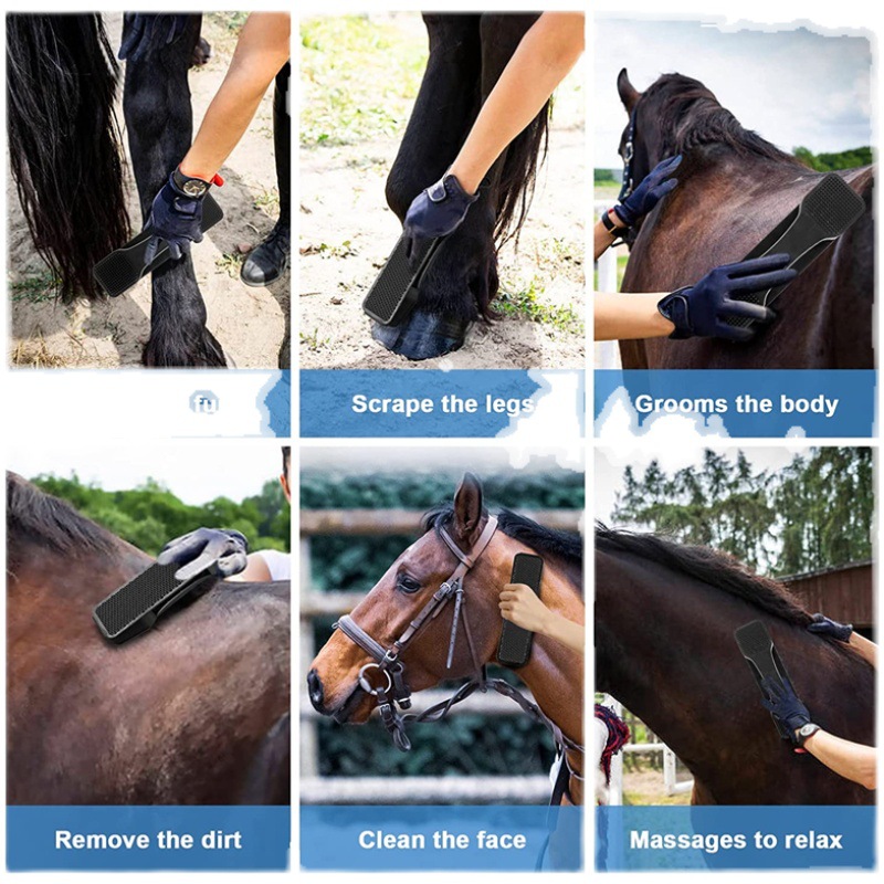 New product horse tack supplies horse brush horse/dog grooming brush bath massage brush pet Original for Horses
