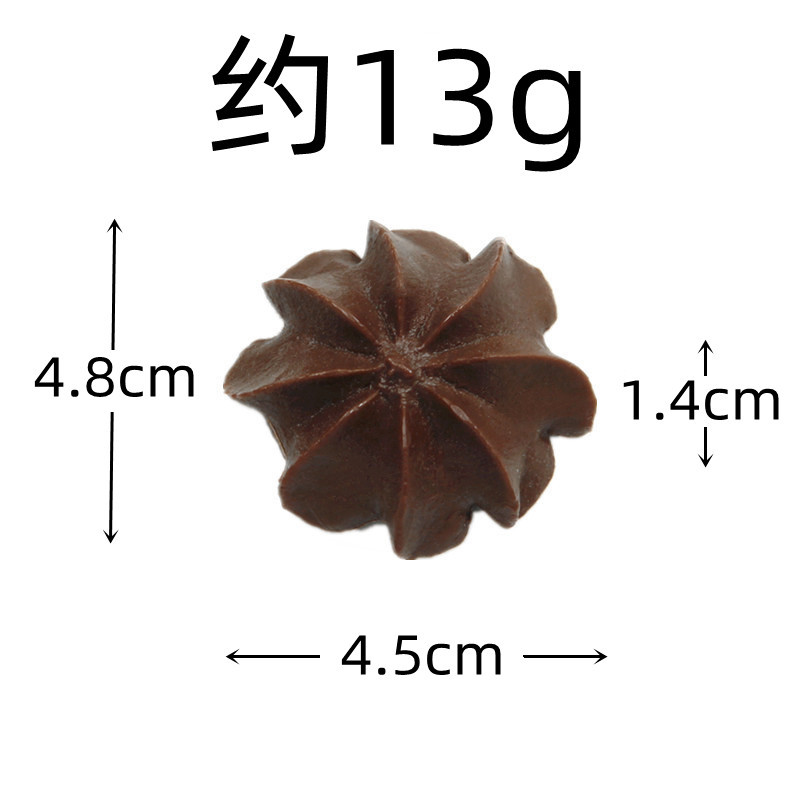 Simulación juguetes de comida galletas falsas PVC galleta modelo decoración personalizada tiro taoísta sombra estudiante creativo pequeño regalo