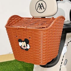 卸売電気自動車リア収納バスケットかわいい漫画オートバイバッテリーカーリアテール収納防水