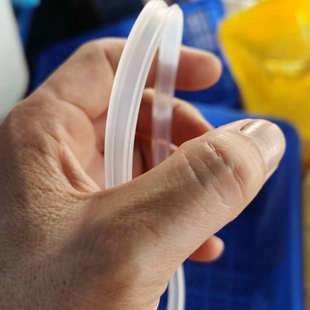 Waterproof pad silicone cup cover seal ring round silicone flat pad seal ring White Cup seal ring