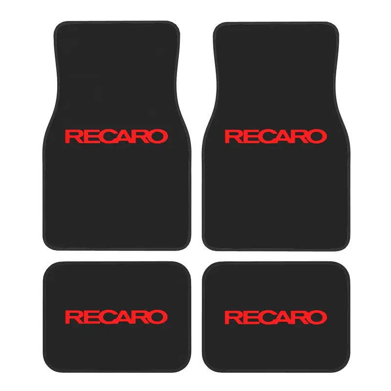 Cross-Border Temu Hot-Selling Car Floor Mats, Stain-Resistant and Easy to Care For, Retro Floor Mats, Wear-Resistant and Water-Absorbent Floor Mats, Four-Piece Set for Delivery