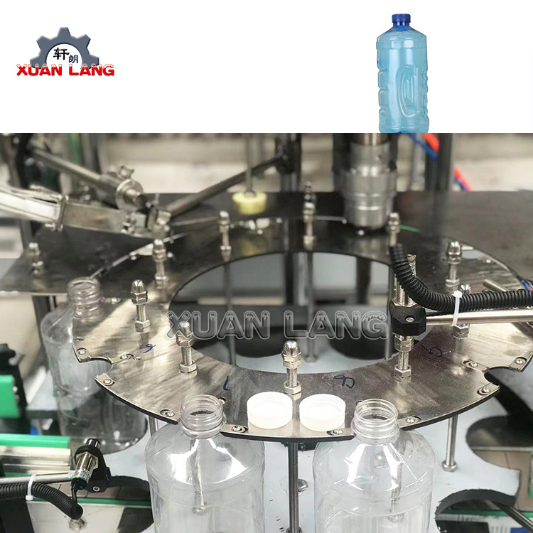 油烟净灌装机潍坊厂家 桶装汽车玻璃水灌装生产线 油污净灌装机