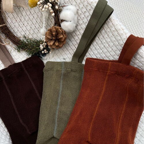 Autumn and winter infants, boys and girls, thickened high-waist navel-protecting slings, teddy velvet pantyhose, leggings, weight-lifting pants