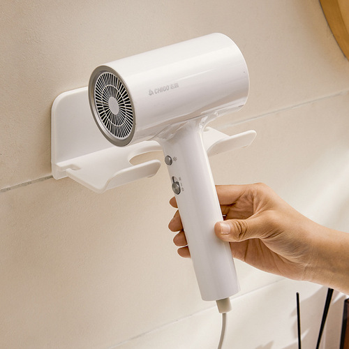 Hair dryer storage rack without punching holes in the bathroom universal wall-mounted hair dryer rack bathroom simple hair dryer rack