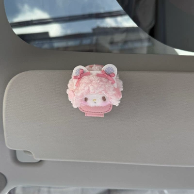 on Car Sun Visor — Car Glasses Clip/Bill Clip