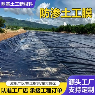 定制防渗土工膜鱼塘护坡防渗HDPE土工膜防渗膜防水布土工膜防渗膜
