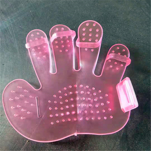 Five-finger brushing cat gloves, cat and dog hair removal, combing and brushing artifact, cleaning, bathing, massage and beauty gloves