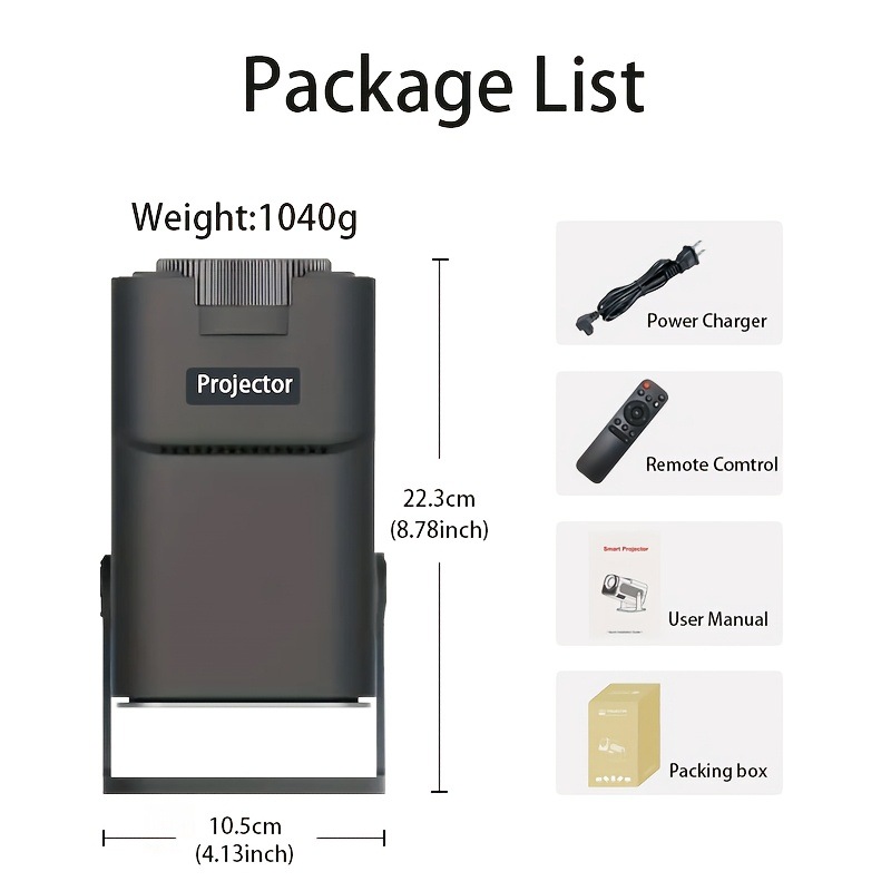 Explosiva transfronteriza comercio exterior HY320MINI proyector Android hogar portátil inalámbrico HD proyector