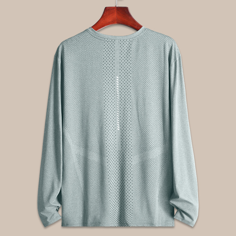 Camiseta de secado rápido hombre de manga larga ropa deportiva de entrenamiento de carrera de baloncesto fitness suelta ropa de tiro ropa de primavera chaqueta