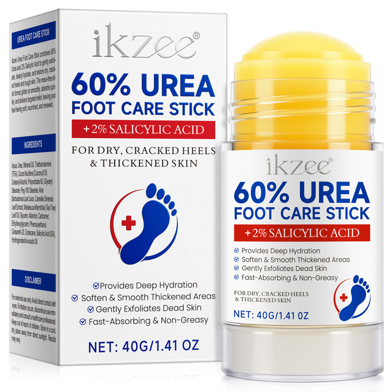 Ikzee Foot Care Cream, Sole Moisturizing Exfoliating Foot Stick, Prevents Dryness and Cracking, Non-Greasy 40g Ikzee Foot Care Cream, Sole Moisturizing Exfoliating Foot Stick, Prevents Dryness and Cracking, Non-Greasy 40g