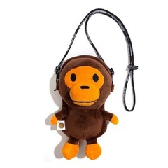 潮牌BABY MILO MOBILE PHONE BAG猴子儿童斜跨包包手机迷你单肩包