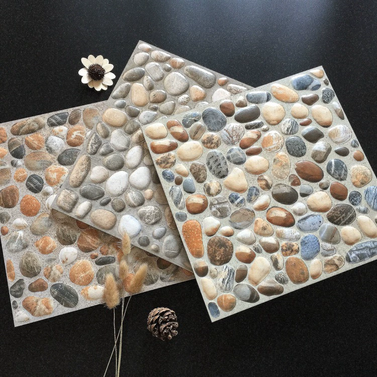 300*300 стерео антикварная фарфоровая имитация камней для дома, двора, балкона, пруда для рыбы, противоскользящие, незамерзающие, кирпичи в пасторальном стиле