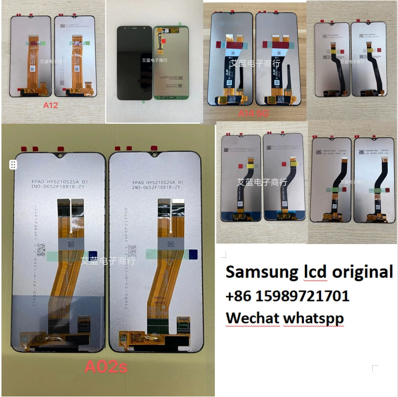 Подходящий для Samsung A12 M127 A02S A13 A23 A14 A04E A11 комплект дисплея внутренний и внешний экран