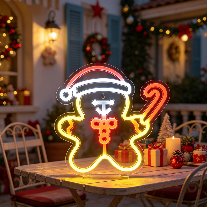 Amazonas Navidad atmósfera decoración lámpara acrílica lámpara de neón lámpara colgante lámpara led modelado lámpara regalo image 12