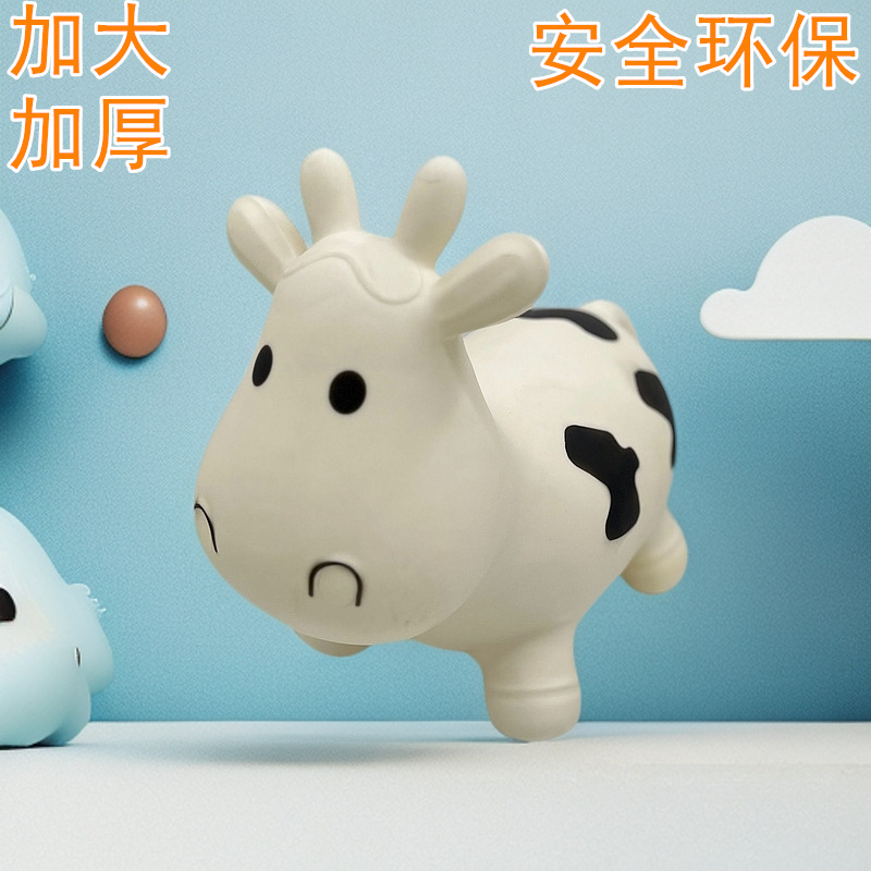 Inflatable painted cute toy for jumping