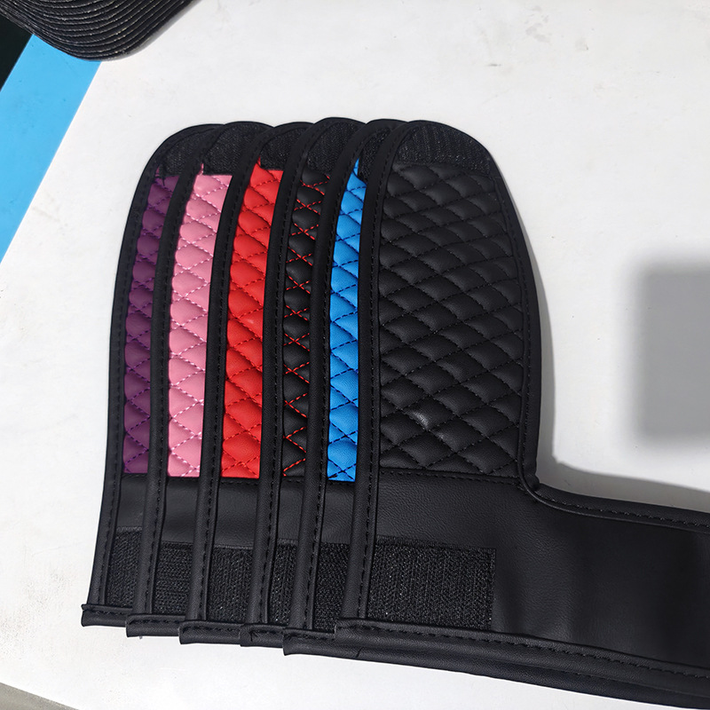 Car Shoulder Pad Set 5-Piece Set Universal Car Gear Shift Cover Handbrake Cover Shoulder Pad Cover Steering Wheel Cover Cross-Border