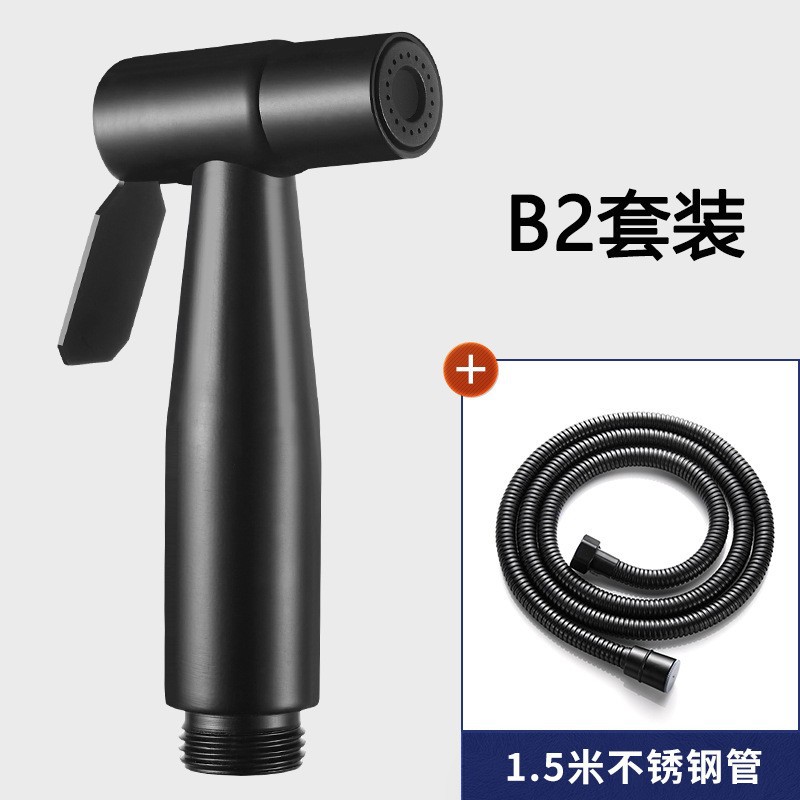 304 de acero inoxidable limpiador de inodoro PISTOLA DE PULVERIZACIÓN traje Booster boquilla de baño cuerpo limpieza Punch-inodoro libre de descarga