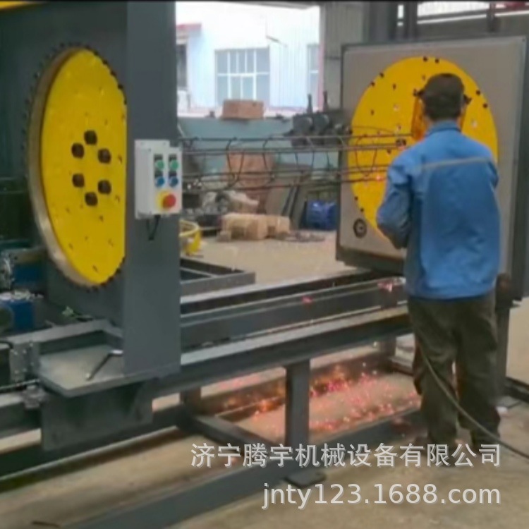 光伏站滚笼机 自动光伏桩滚笼机供应 光伏笼绕筋机厂家