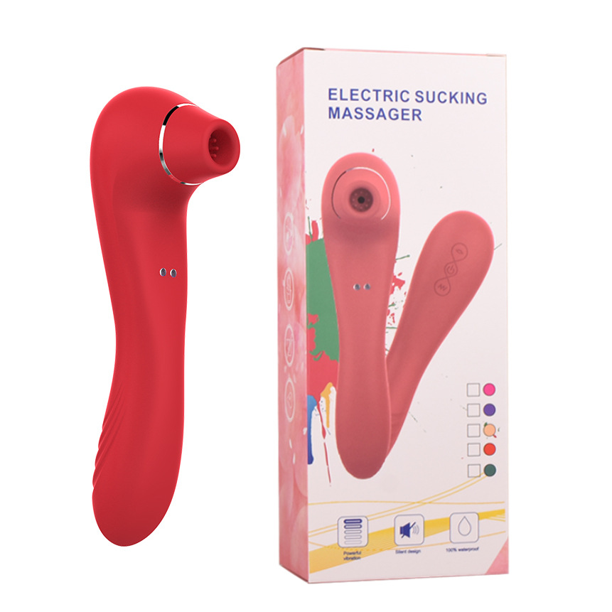 10 Frequency Vibrating Female Masturbation Massager Honey Bean Sucking Magnetic Charging Silicone Vibrator For Adults_voghion.com