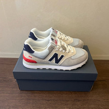 高品质NB574复古慢跑鞋卡其色拼色休闲生活鞋户外训练健身运动鞋